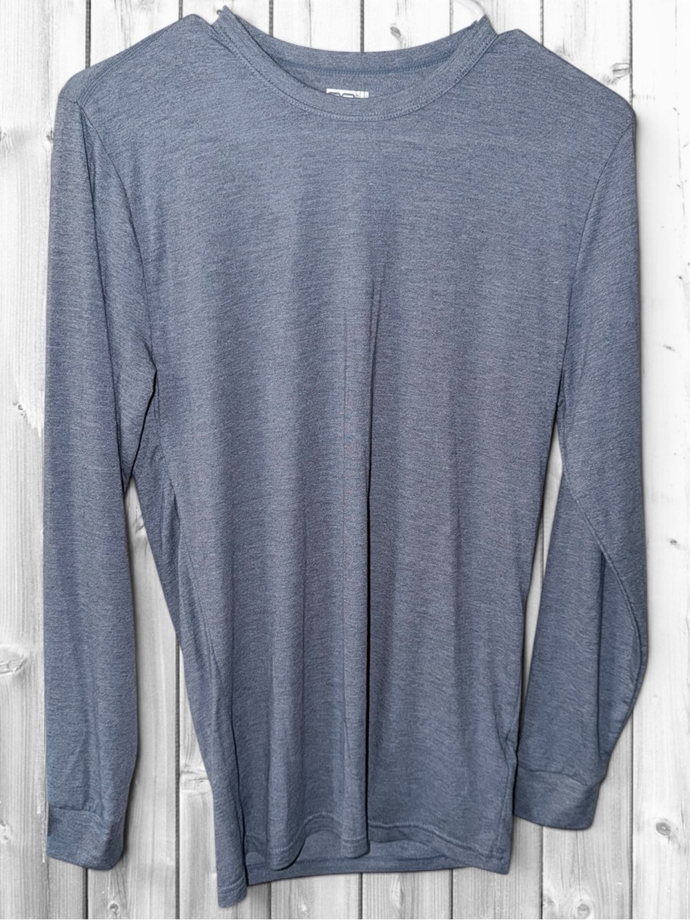 32 Degrees Men's Long Sleeve Crew Neck - Heather Slate